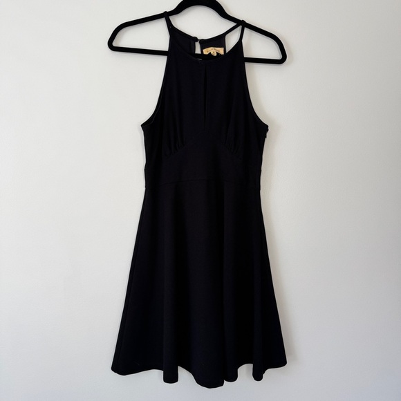 Black Swan Mini Dress Little Black Dress LBD Racerback Keyhole Lined Sz M - Picture 2 of 13